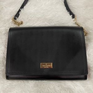 Kate spade black shoulder flap bag